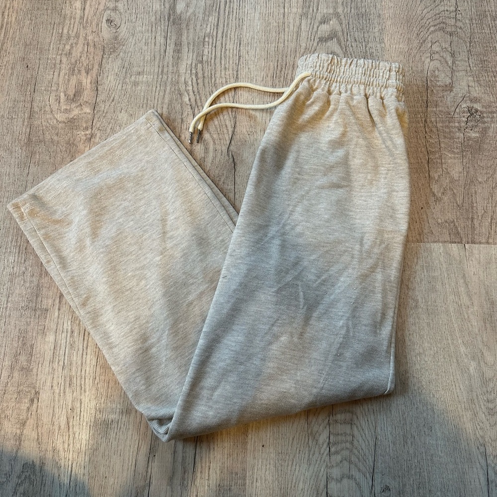 SHEIN Beige/Taupe Knit Lounge Pants